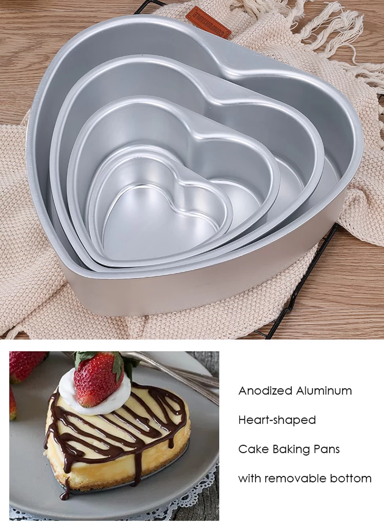 Heart-shaped chiffon cake mold baking pan