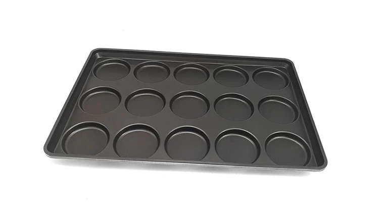 5 Hamburger Bun Tray with 15 Moulds ⋆ American Pan IE