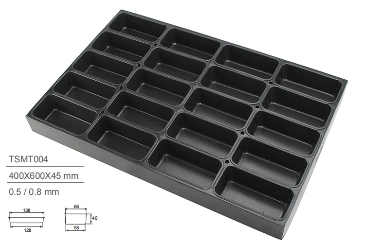 Molde Rectangular Antiadherente de 15 Centimetros TIPS B-131