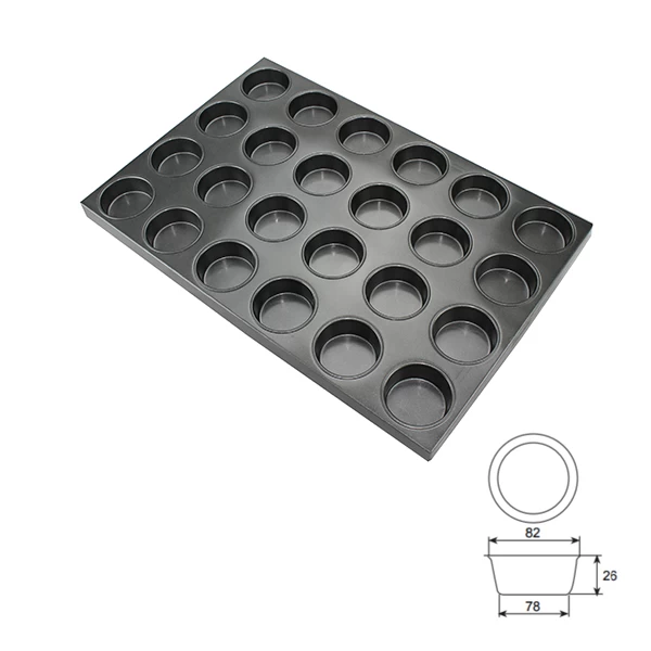 Vassoio antiaderente antiaderente da 24 tazze, vassoio per tazza industria  OEM - produttore di vaschetta multi-stampo in porcellana, fornitore di vassoio  per tazza industria OEM, fornitore di bakeware in Cina.