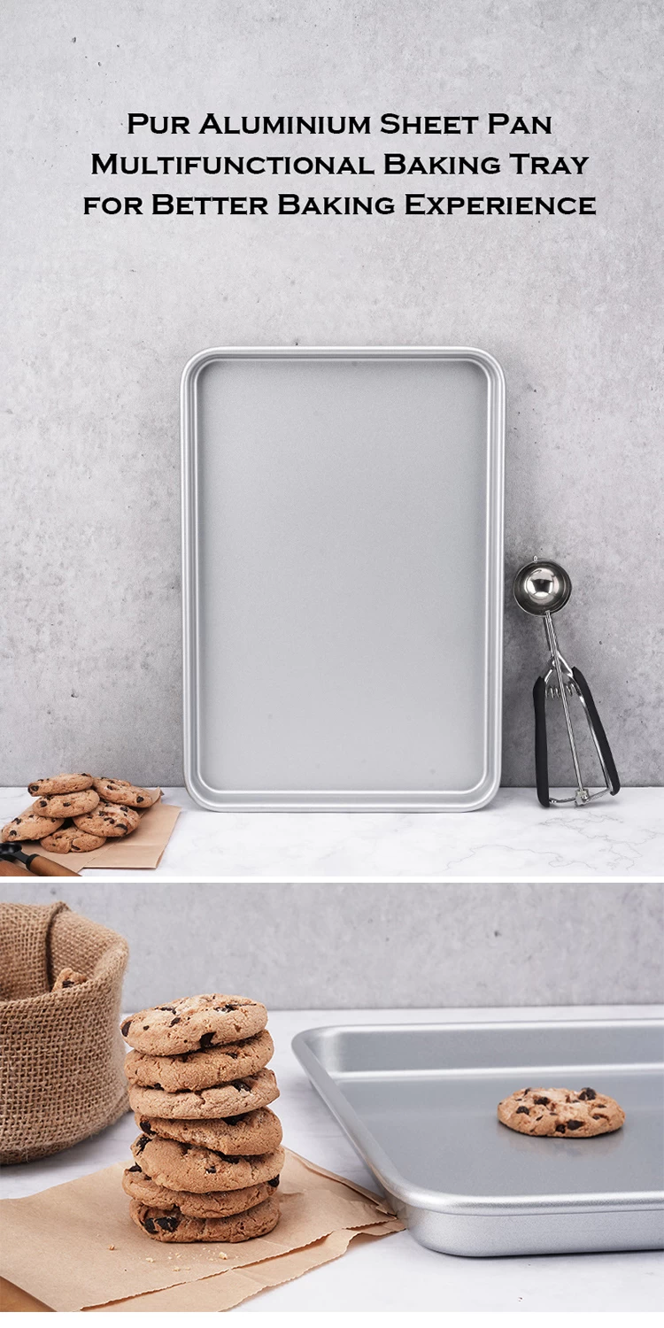 Aluminium cookie outlet sheet