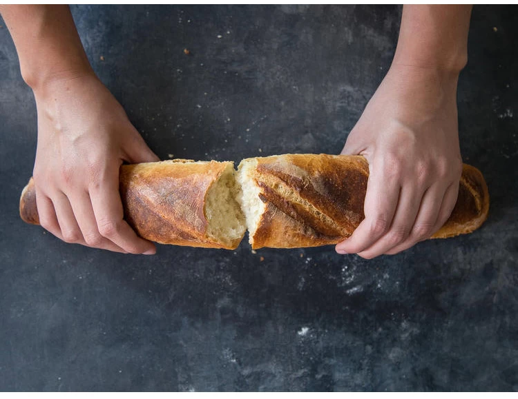 Poêle à pain français, Poêle à pain baguette française perforé antiadhésif,  pain à 4 vagues Pain grillé moulé cuit au four