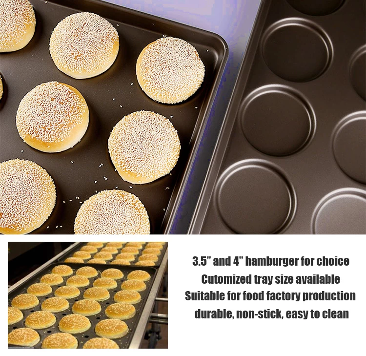 Hamburger bun pan manufacturer, muffin pan supplier, Mini Loaf Cup Tray  supplier