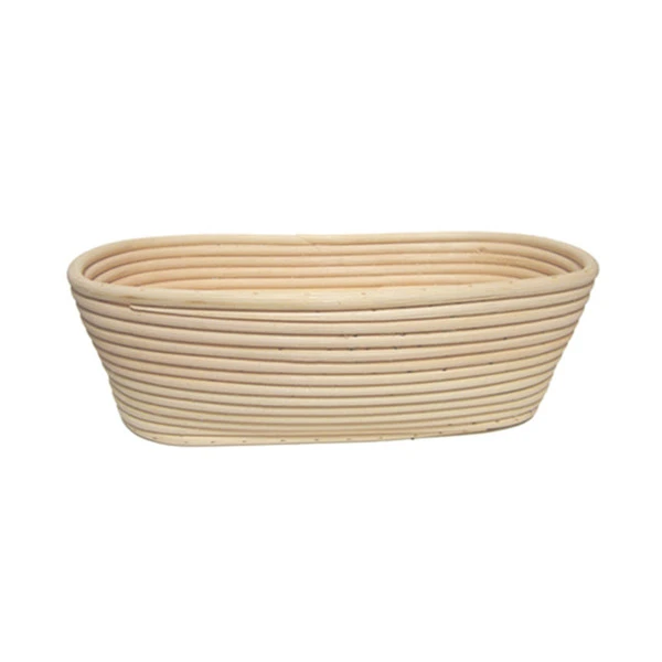 Banneton à Pain Ovale En Rotin - Pour La Fermentation Du Levain, Taille 21 Cm (environ)