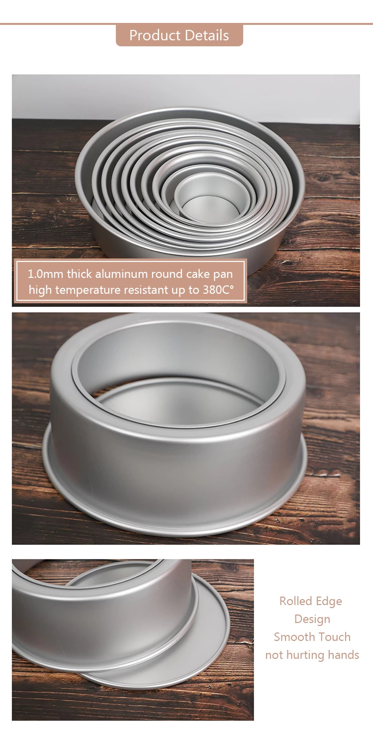 Pratique Durable Nouveau Moule Gâteau Rond Ustensiles Aluminium Cuisine