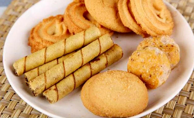 Five types of cookies