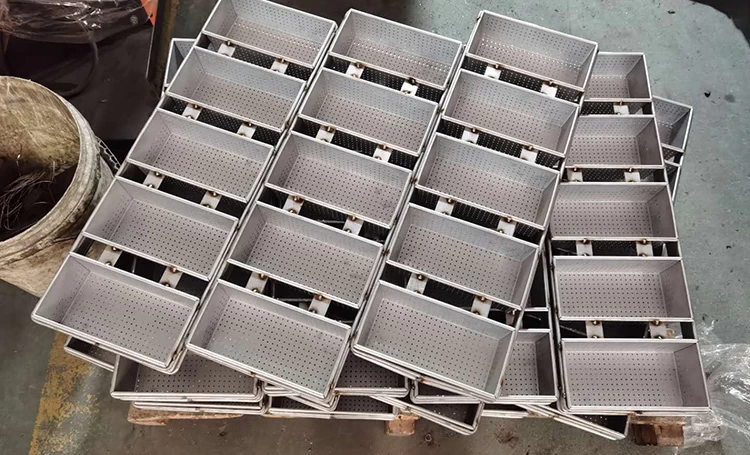 A Bulk Order of Strap Loaf Pan in Production