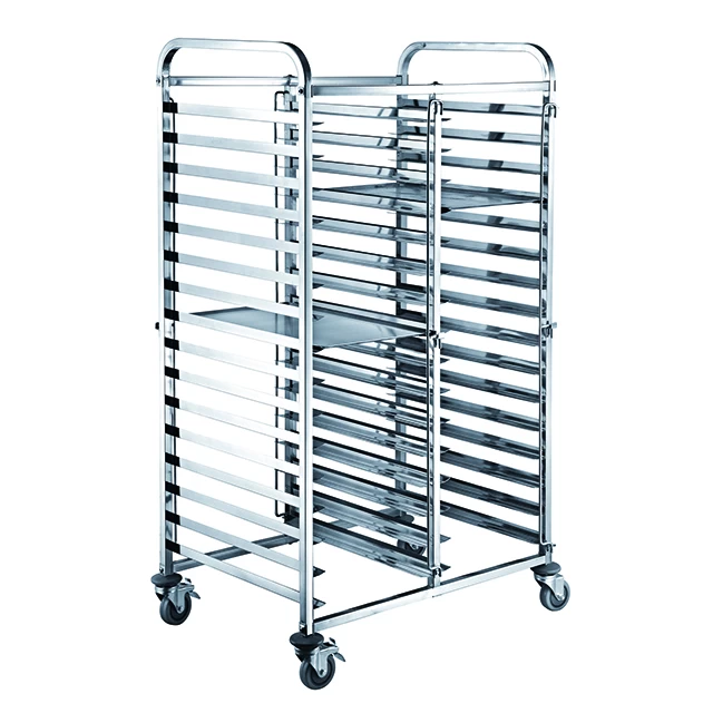 32 trays stainless steel trolley for commercial use