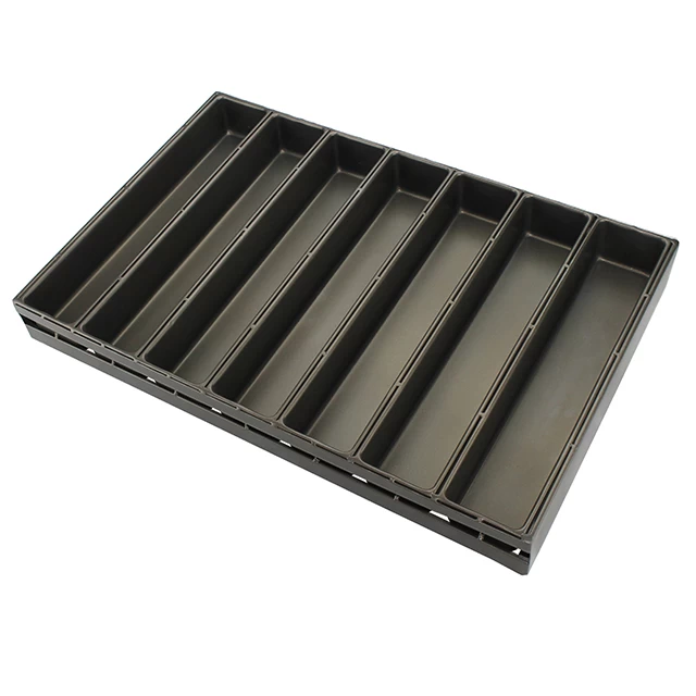 7 Strap aluminized steel Loaf Pan for industrial commercial use