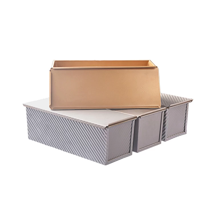 Aluminum Non Stick Pullman Loaf Pan with Lid