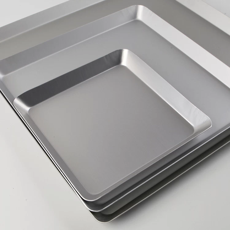 Aluminum Square Pizza Pan Baking Tray