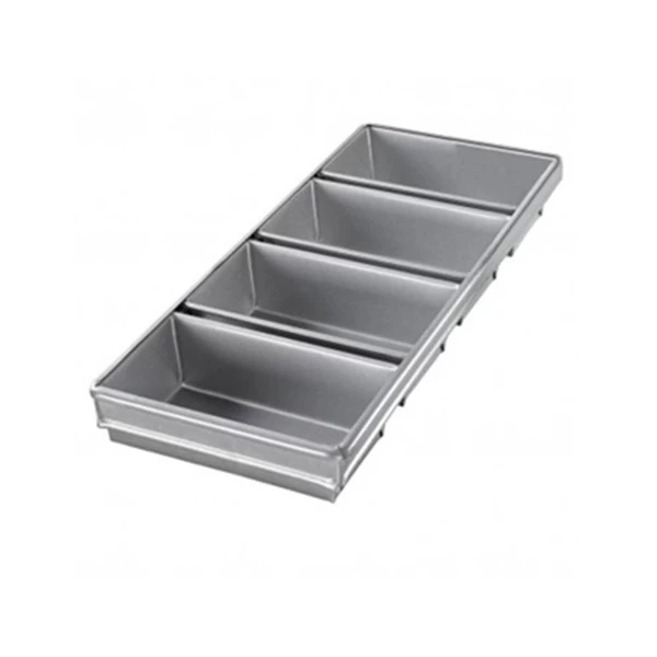 4 Straps Non-stick Alusteel Loaf Pan With Lid-TSTP02