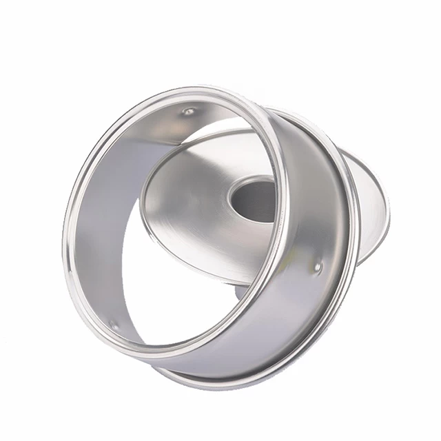 Anodized Round Chiffon Cake Baking Mould with Removable Bottom