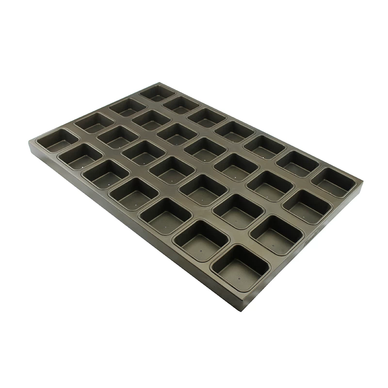 Commercial Square Deep Muffin Cake Pan Baking Tray