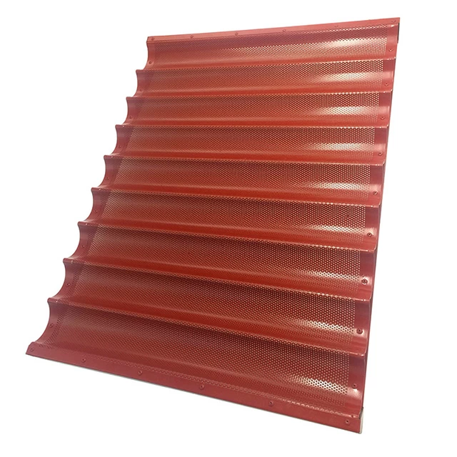 Customized 9 rows silicone non-stick baguette tray