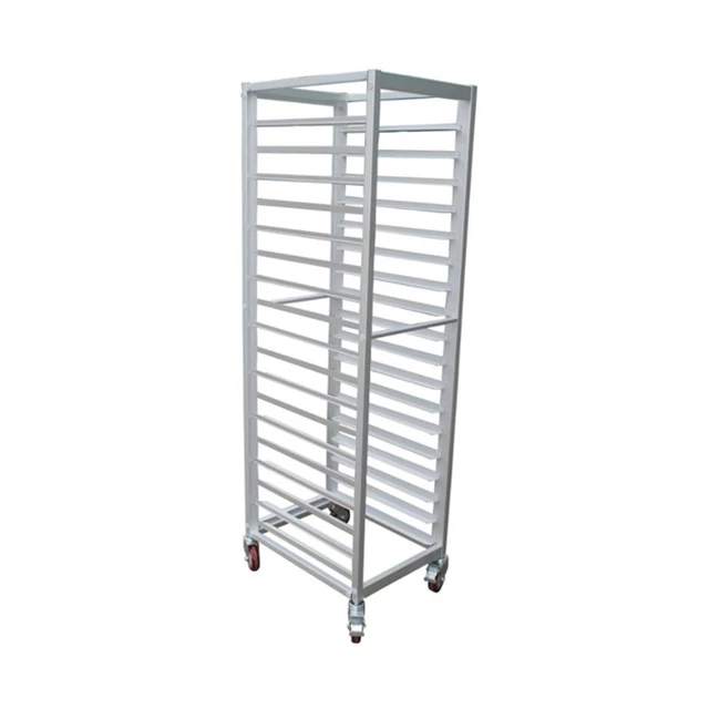 High Standard Stainless Steel Baking Tray Rack Trolley - Elbow Tube (TSRE)