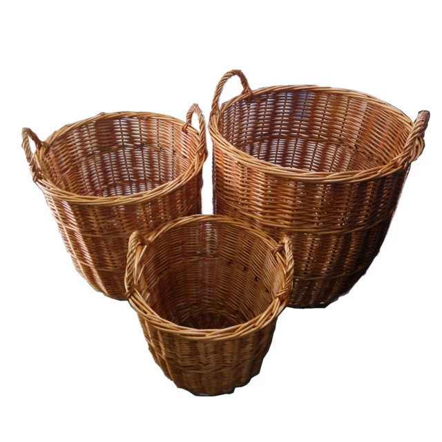 China Natural Rattan Wicker Basket for Displaying and Storage manufacturer