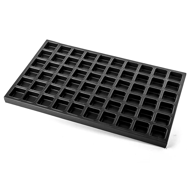 مقلاة الكيك غير قابلة للالتصاق - 100 قالب مربع
