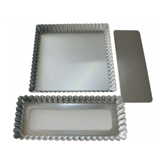 Molde para pasteles de aluminio anodizado cuadrado antiadherente TSCT001-TCST004