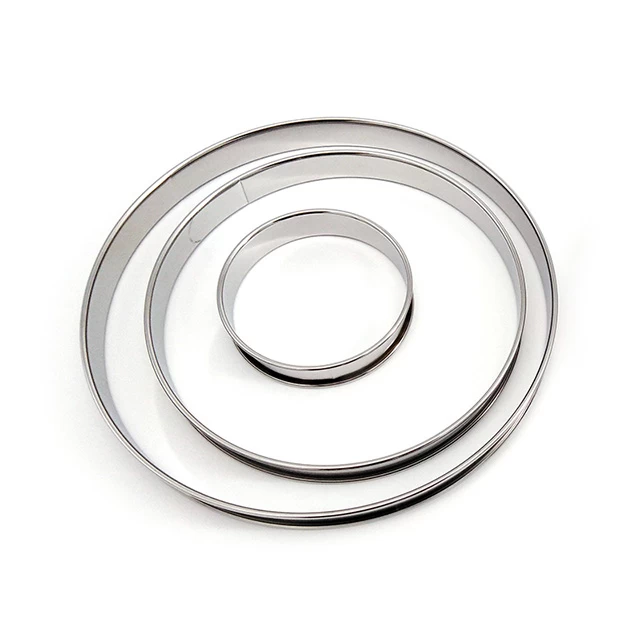 Tsina Round Tart Ring na may Rolled Edge Manufacturer