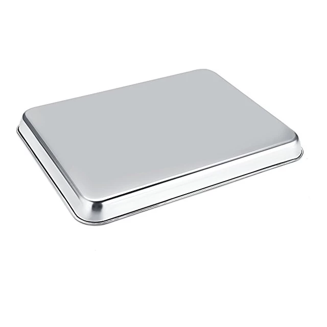 Stainless Steel Baking Tray Sheet Pan for cookies biscuits