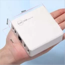 porcelana Estación de acoplamiento 4K 4K de 35W Gan USB-C a HDMI con 5 puertos-Hub de carga súper rápida y Ethernet fabricante