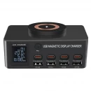 porcelana Estación de carga de laptop inalámbrica magnética de 140W con PD100W y QC3.0 Multi-puerto USB Fast Charger-Professional Cargo Hub Fabricante fabricante