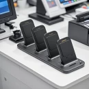 Cina 5 porte stazione di ricarica pin pogo per dispositivi POS mobili - dock di ricarica compatto e portatile produttore
