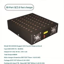 중국 60 포트 USB 충전소 (40 USB-A  20 USB-C) PD 및 QC3.0 | 300W 멀티-디바이스 빠른 충전기 허브 | 중국의 OEM 제조업체 제조업체