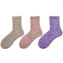 China Custom One-Size Women's Plush, Non-Slip, Breathable Mid-Cut Socks Factory Wholesale manufacturer