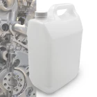 China Large Capacity HDPE Empty Chemical Disinfectant 5 Liter Plastic Bottles manufacturer