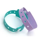 China Wholesale Custom Soft PVC RFID Wristband Disposable NFC 13.56MHz Bracelet Wristband manufacturer