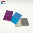 Chine Cartes en métal NFC colorées Logo personnalisé NTAG213 Grossiste en cartes en métal fabricant