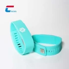 China Wholesale Rewritable NTAG 216 NFC Silicone Wristband manufacturer