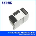 中国 高品质DIN导轨塑料盒与plc接线端子块AK-DR-18 110x65x50mm 制造商
