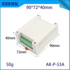 Cina 120*100*48mm AK-P-53A Din Terminal Block Block Box 128-5.08 Terminale 9 bit Bit ABS PCB PCB Box produttore