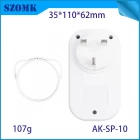 الصين AK-SP-09 Italian Standard– 10A Flame Retardant V0  Plug Enclosures Alexa Compatible Inteligente Wifi Socket Smart Plug Box - COPY - fhw64h الصانع