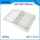الصين AK-Y-12A1 IP67 ABS البلاستيك الإسكان الإلكترونية الوصلات العلبة للمعدات الكهربائية المضادة للماء 500x400x200mm الصانع