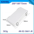 China AK-02-36A1-JK ABS IP67 Caixa de distribuição de fibra óptica de fibra óptica montada na parede fabricante