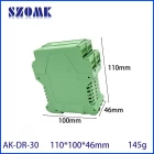 China Nylon Ul94-V0 Gabinete de trilho de plástico DIN 110*100*46mm ak-dr-30 fabricante