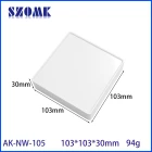 China AK-NW-105 Diy Plastic Case For Network Modules Iot Device Plastic Housing 103*103*30mm manufacturer