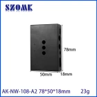 China AK-NW-108 Plastic Enclosure For Zigbee Iot Sensor Audio Housing For BLE Iot Device With Antennas 78*50*18mm manufacturer