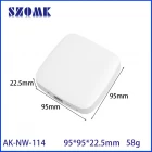 الصين AK-NW-114 Flame Letardant V0 PC ABS Router Router Shell Case Box 95*95*22.5mm الصانع