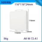 中国 AK-W-72 ABS壁挂安全监控箱电路板电子塑料项目外壳116*116*24mm 制造商