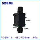 中国 82*80*36毫米AK-BW-13防水室外外部2端子连接连接IP68封闭电气地下电缆电线电源连接器盒 制造商