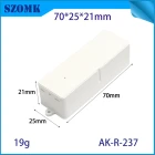 Китай 70*25*21 мм AK-R-237 Мониторинг домашней безопасности Портативный светильник Крышка батарейного отсека Wi-Fi Беспроводной корпус ABS для датчика двери, окна производителя