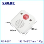 Cina 142 * 142 * 37mm AK-R-207 Shell di allarme wireless a un pulsante Shell vocale Shell di chiamata di emergenza produttore