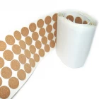 China Self Adhesive Cork Roll Floor Protector Pads Wood Color Square and Round Balance manufacturer