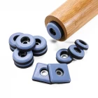الصين القوة الصناعية PTFE المسمار على الأثاث المتحرك منصات تصنيع شرائح مصنّعة لتحديد المواقع الآمنة للأرضية والانزلاق دون عناء الصانع
