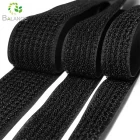 China Forneça uma fita magia de têxteis caseiros de vestuário macio 2 em 1 gancho e loop de um lado de vários tamanhos cores por atacado a granel fabricante